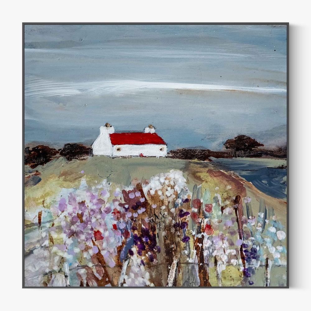 Wildflower Meadow, Style B-by-Louise O'Hara-wall-art-print-canvas-poster-framed-Gioia