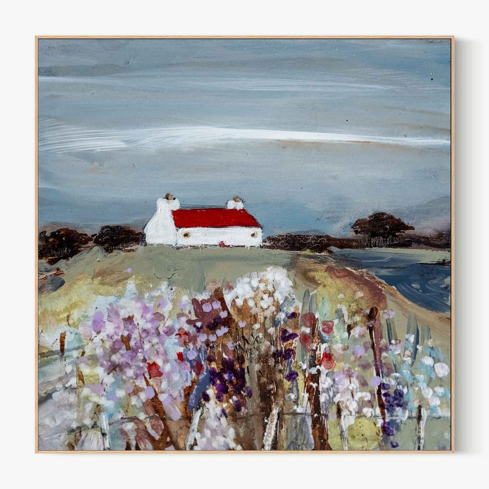Wildflower Meadow, Style B-by-Louise O'Hara-wall-art-print-canvas-poster-framed-Gioia