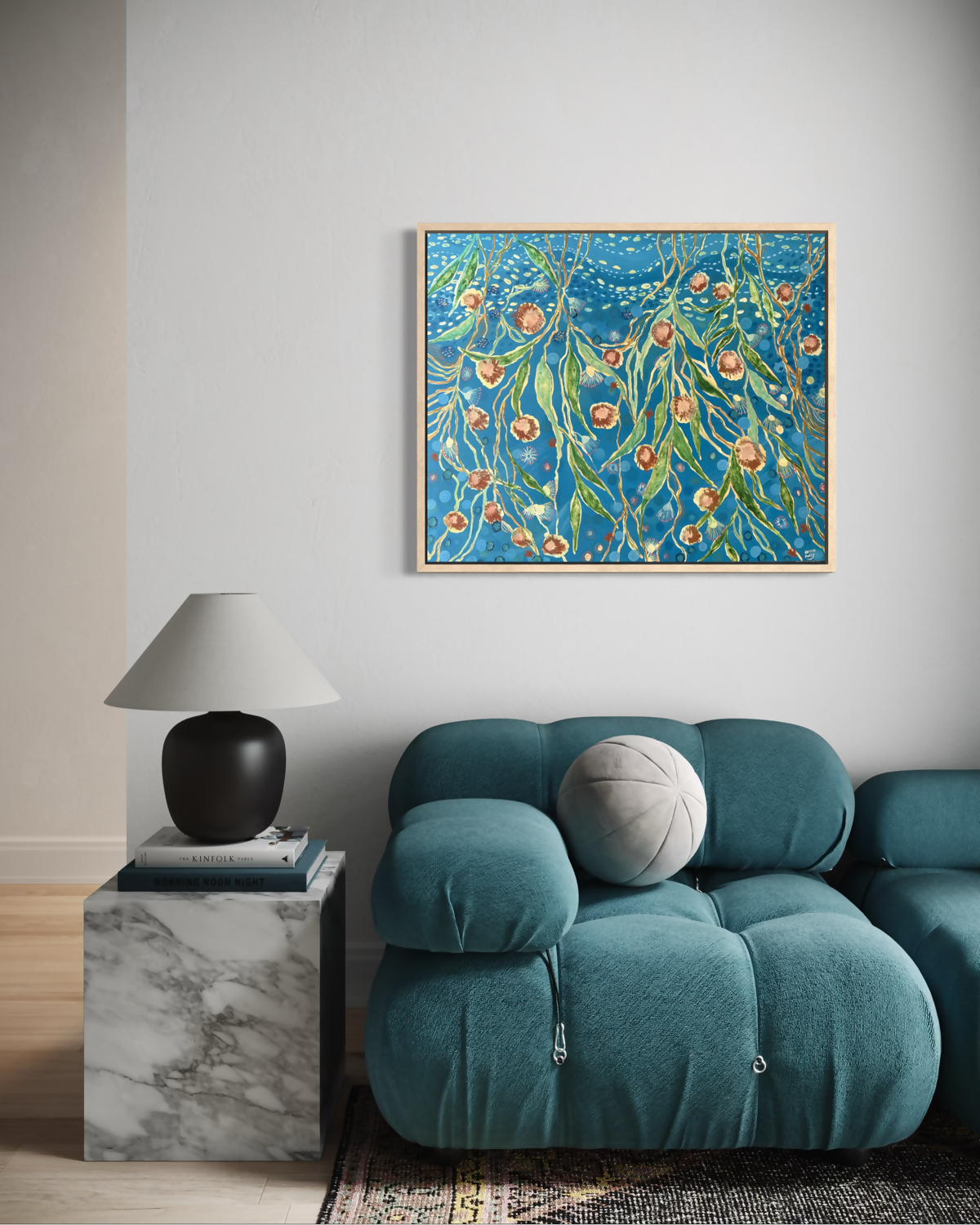 Gum Blossom and Blue