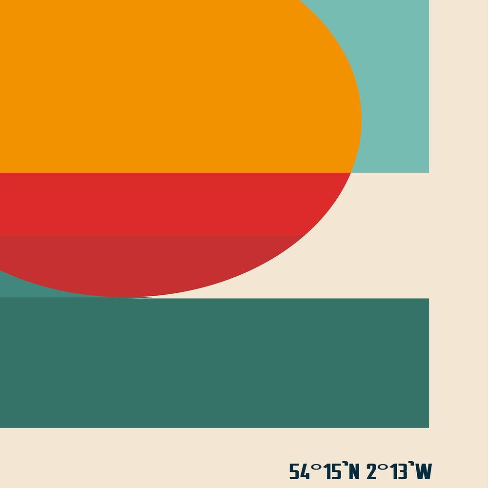 Yorkshire Dales Abstract Sunset-by-Retrodrome-wall-art-print-canvas-poster-framed-Gioia
