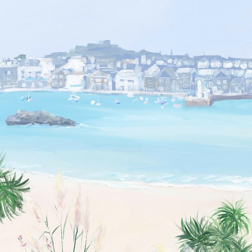 St Ives Cornwall. Original hand-painted artwork by Meredith Howse