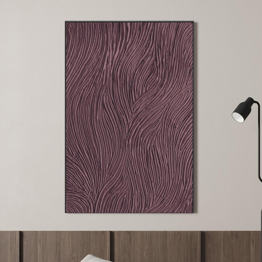 Zen Garden Plum-by-Sarah Adams-wall-art-print-canvas-poster-framed-Gioia