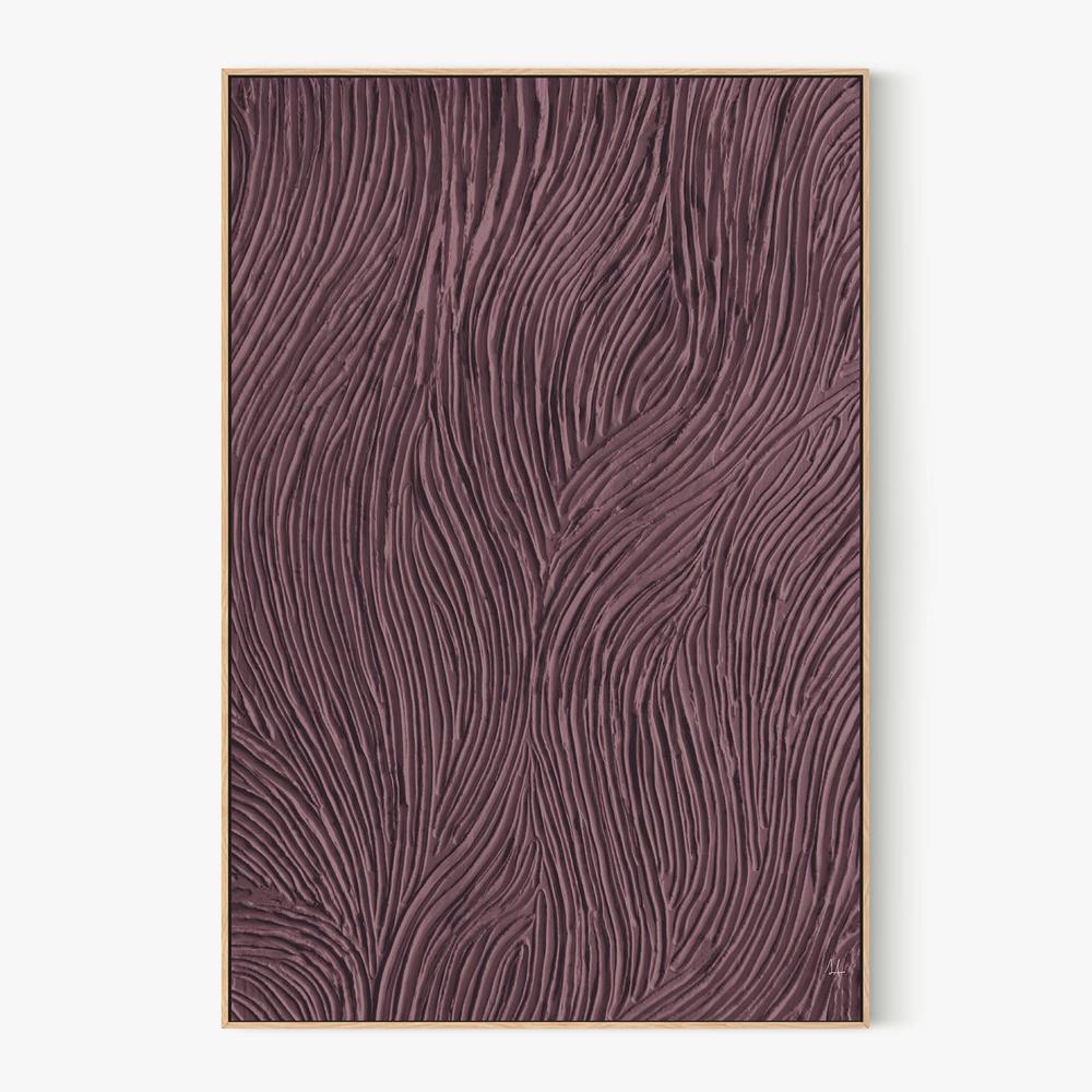 Zen Garden Plum-by-Sarah Adams-wall-art-print-canvas-poster-framed-Gioia