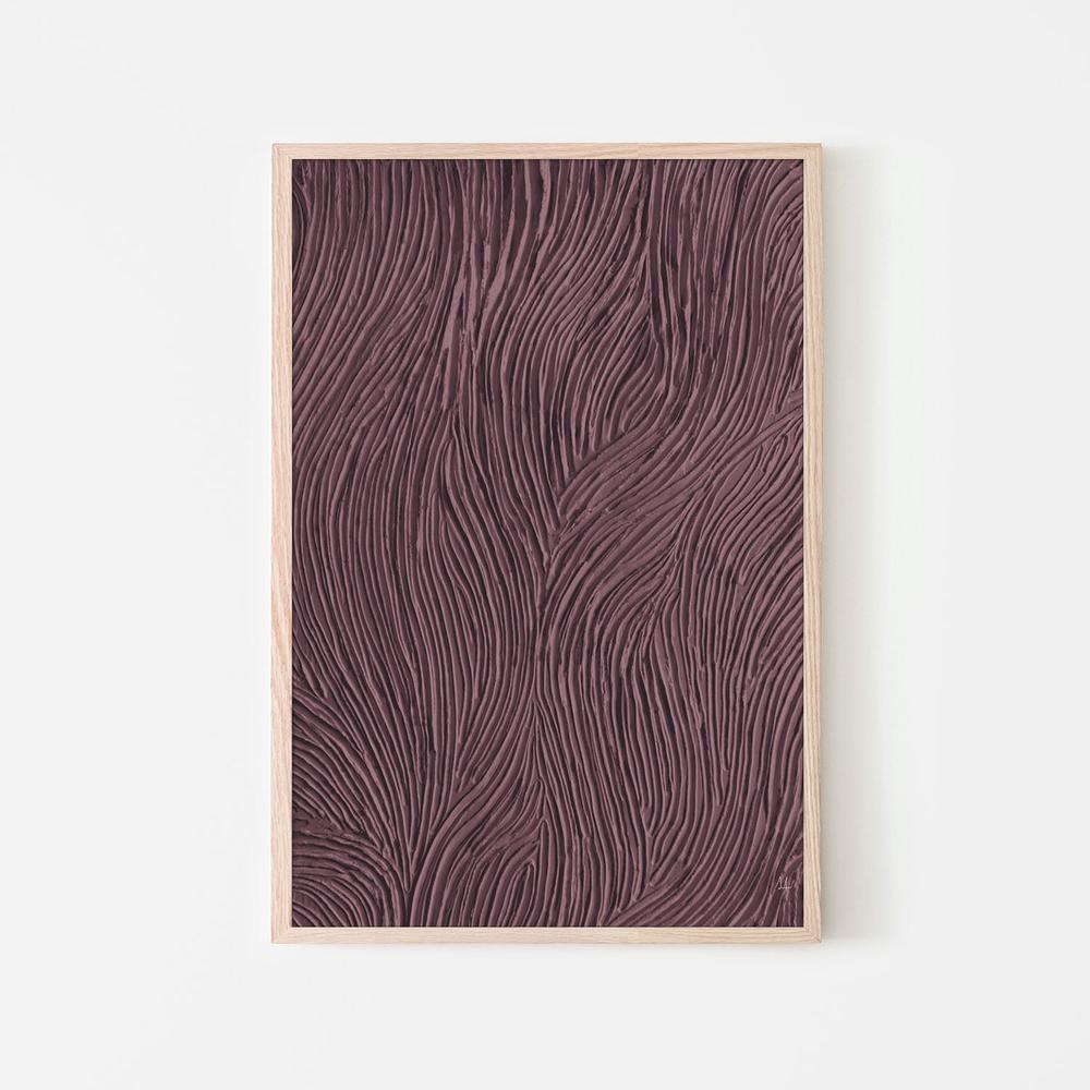Zen Garden Plum-by-Sarah Adams-wall-art-print-canvas-poster-framed-Gioia
