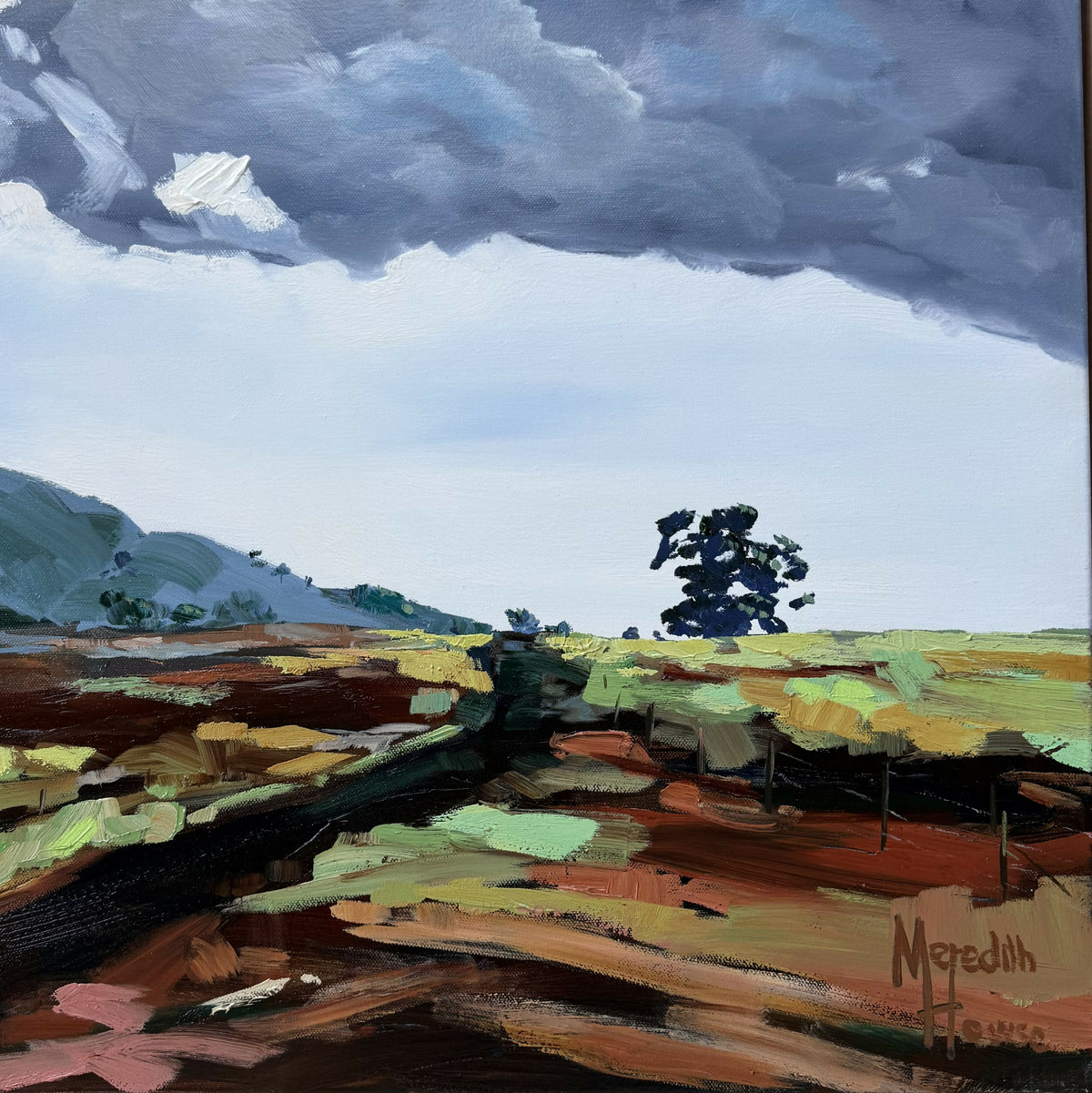 Cootamundra 2. Original hand-painted artwork by Meredith Howse.