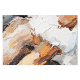 Orange and Brown Ambition , Hand-painted Canvas