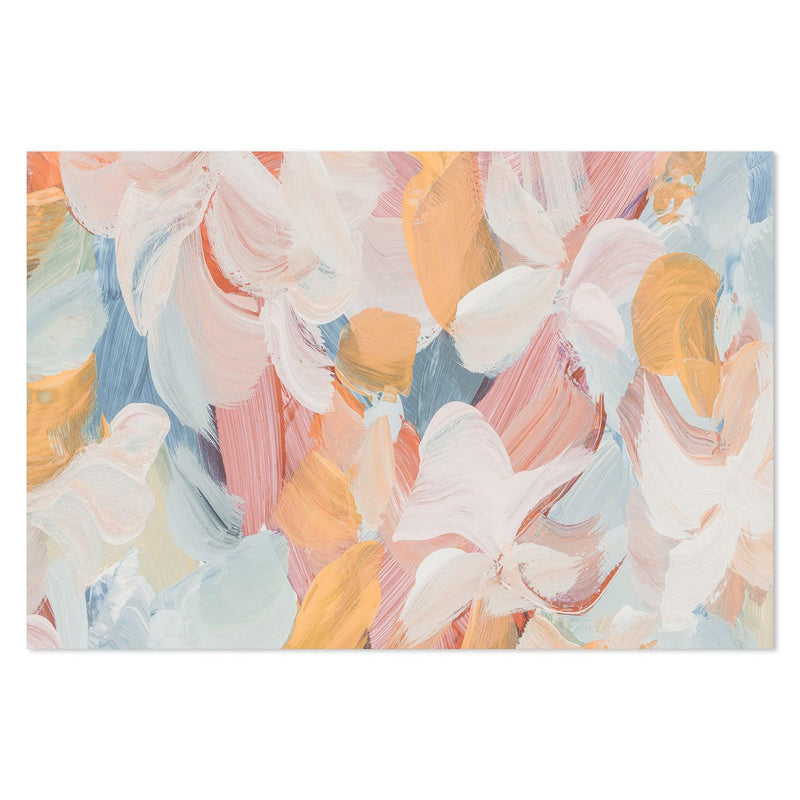 Daisy Abstract , Hand-painted Canvas
