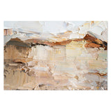 Nude and White Landscape , Hand-painted Canvas