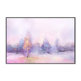 Violet Forest , Hand-painted Canvas