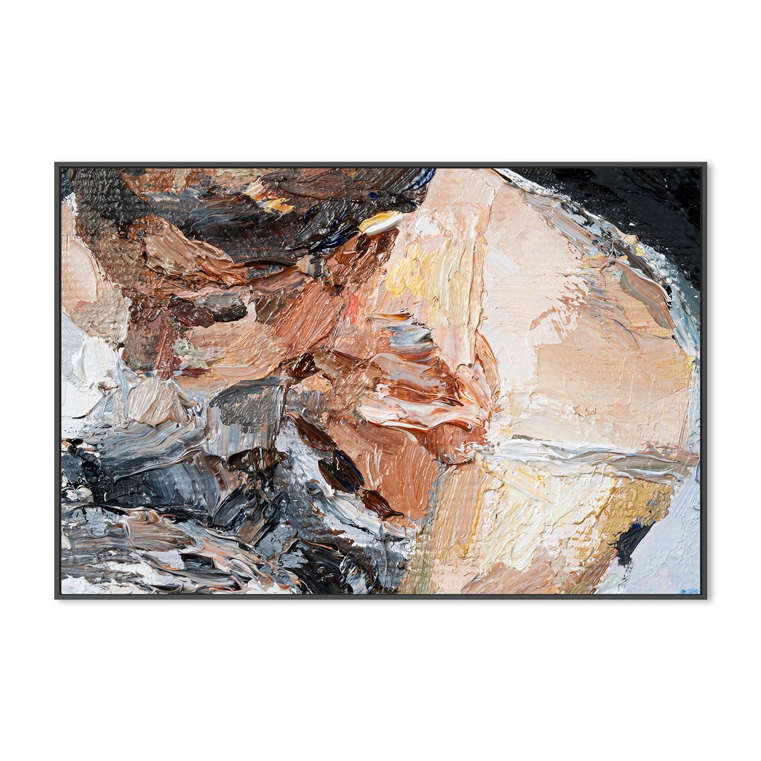 Shades of Neutral , Hand-painted Canvas