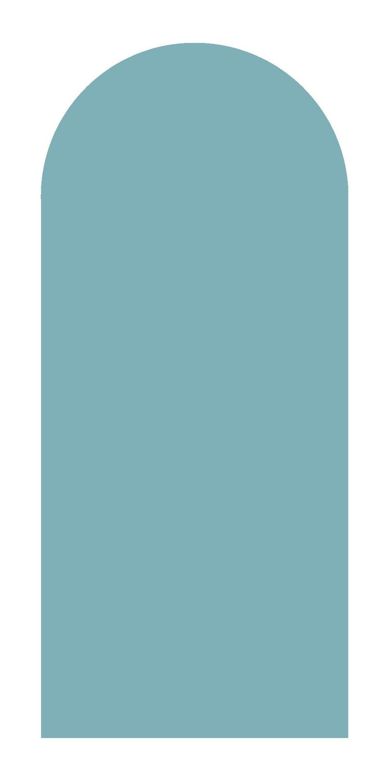 Aqua, Arch Door Wall Decal-Framed-Canvas-Print-Poster-Gioia Wall Art
