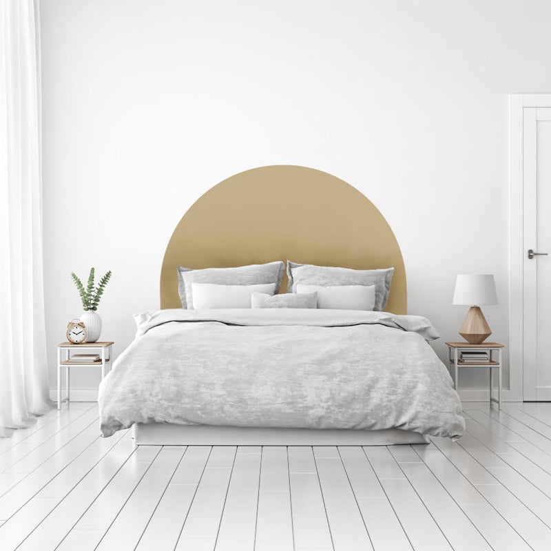 Beige, Bedhead, Wall Decal-Framed-Canvas-Print-Poster-Gioia Wall Art