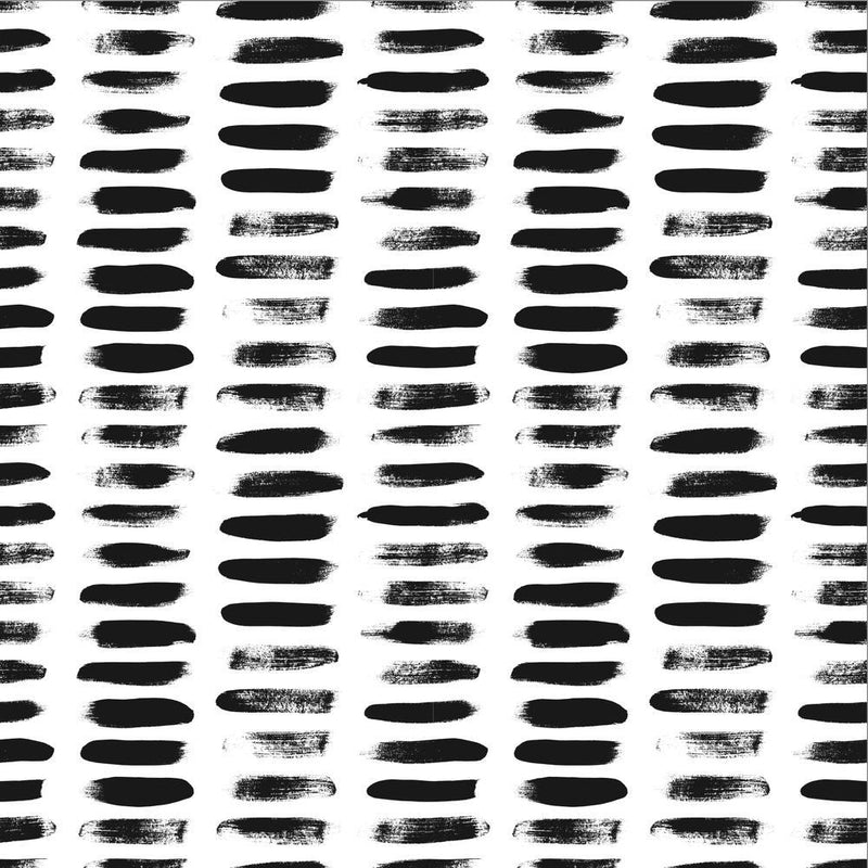 Black and White Dash, Style B-wallpaper-eco-friendly-easy-removal-GIOIA-WALL-ART