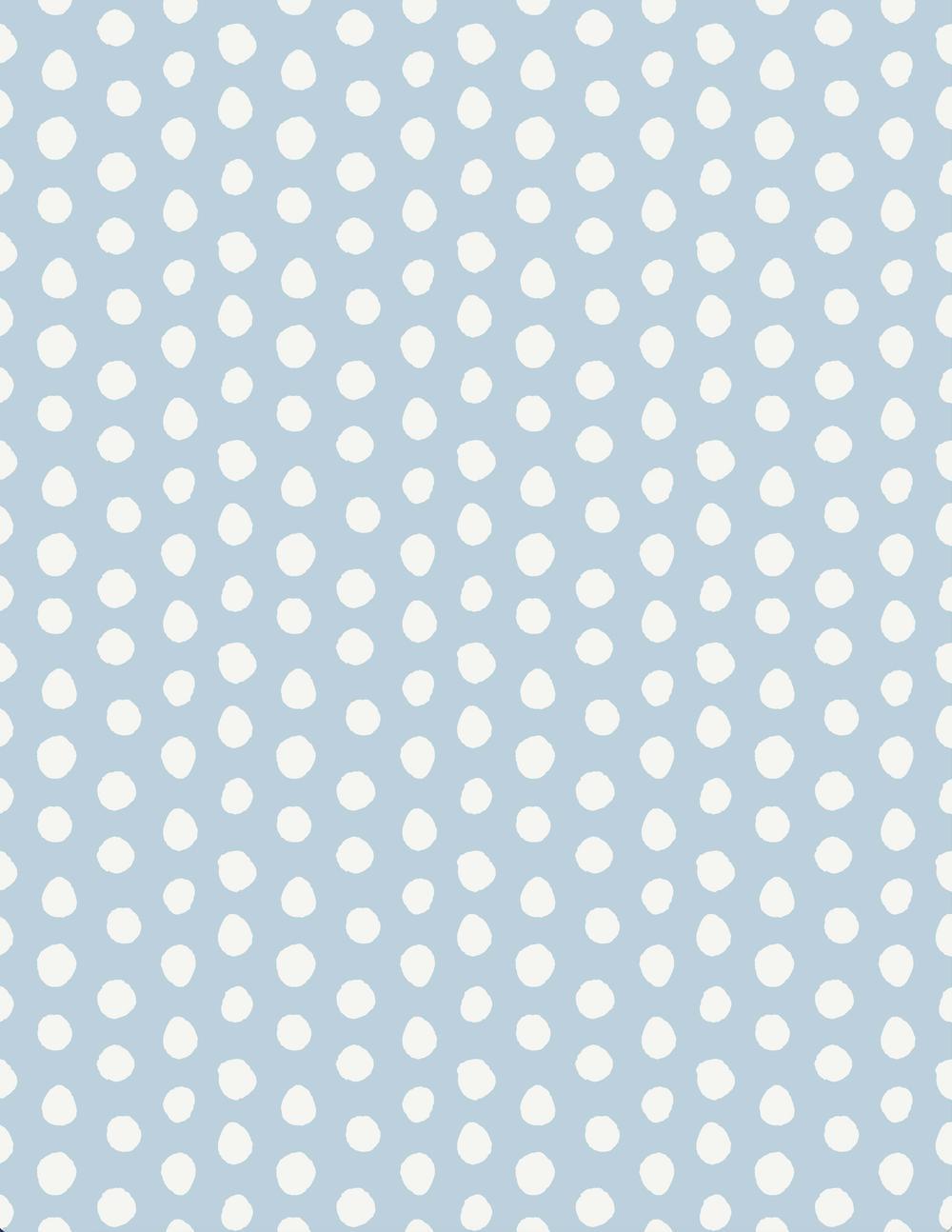 Blue and White Polka Dots-wallpaper-eco-friendly-easy-removal-GIOIA-WALL-ART