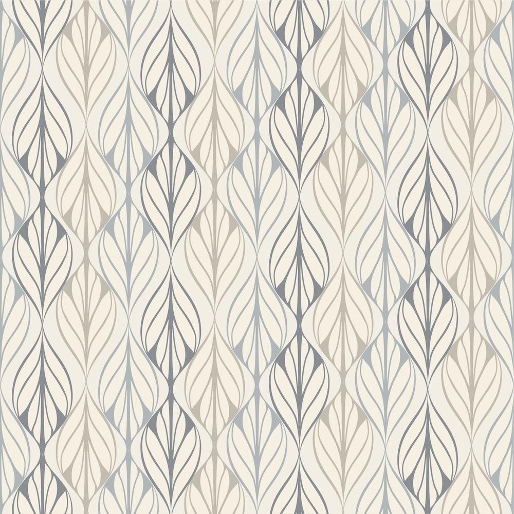Contemporary Leaf-wallpaper-eco-friendly-easy-removal-GIOIA-WALL-ART