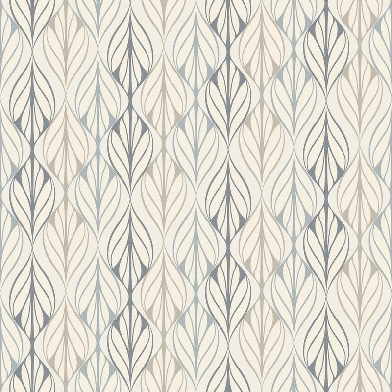 Contemporary Leaf-wallpaper-eco-friendly-easy-removal-GIOIA-WALL-ART