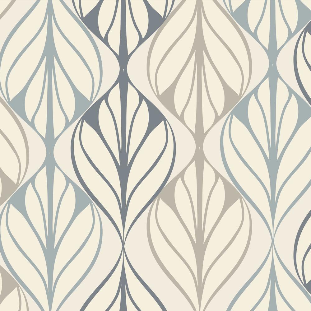 Contemporary Leaf-wallpaper-eco-friendly-easy-removal-GIOIA-WALL-ART