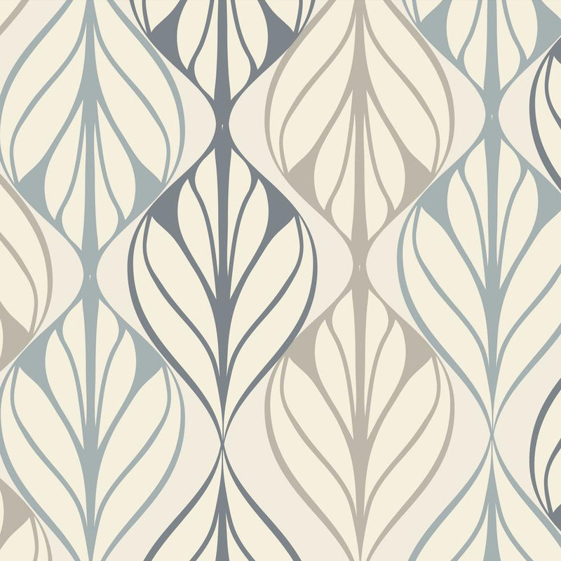 Contemporary Leaf-wallpaper-eco-friendly-easy-removal-GIOIA-WALL-ART