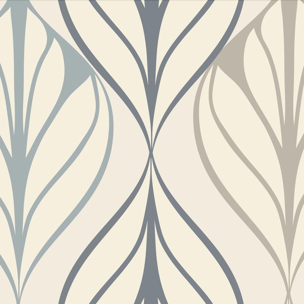 Contemporary Leaf-wallpaper-eco-friendly-easy-removal-GIOIA-WALL-ART