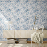 Delicate Blue Blooms-wallpaper-eco-friendly-easy-removal-GIOIA-WALL-ART