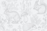 Grey Rabbits Wallpaper