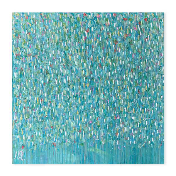 Clean Rainfall, Original Painting On Canvas By Helen Joynson