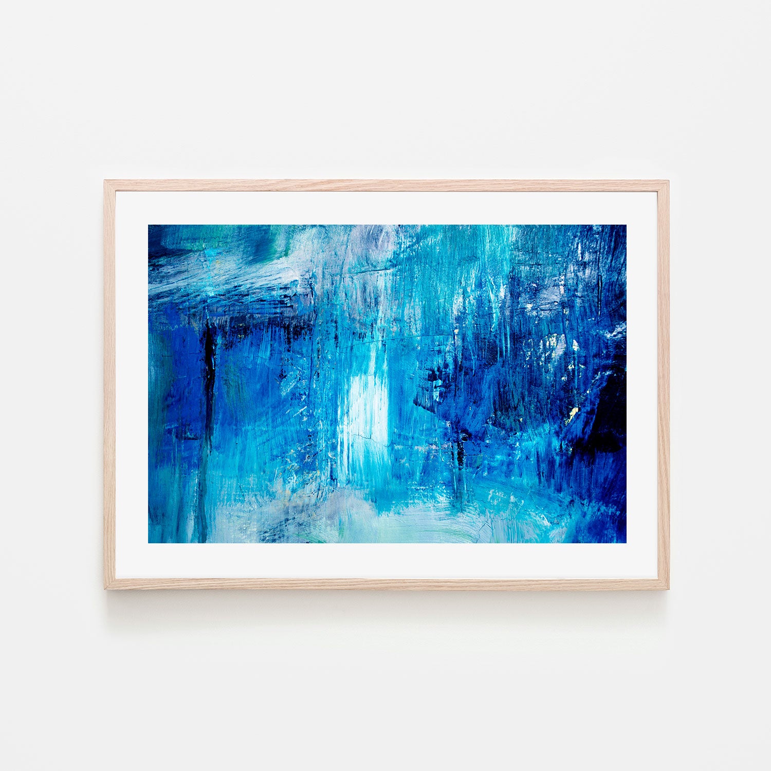 The Blues, Style D, Hand-Painted Canvas