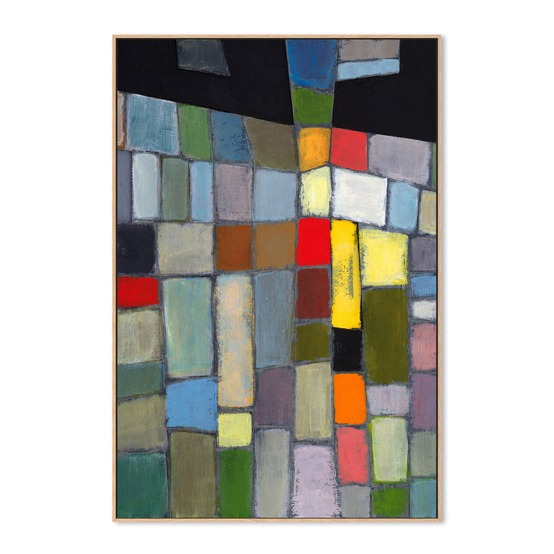 Mod Style, Hand-Painted Canvas