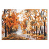 Autumn Scenery, Hand-Painted Canvas