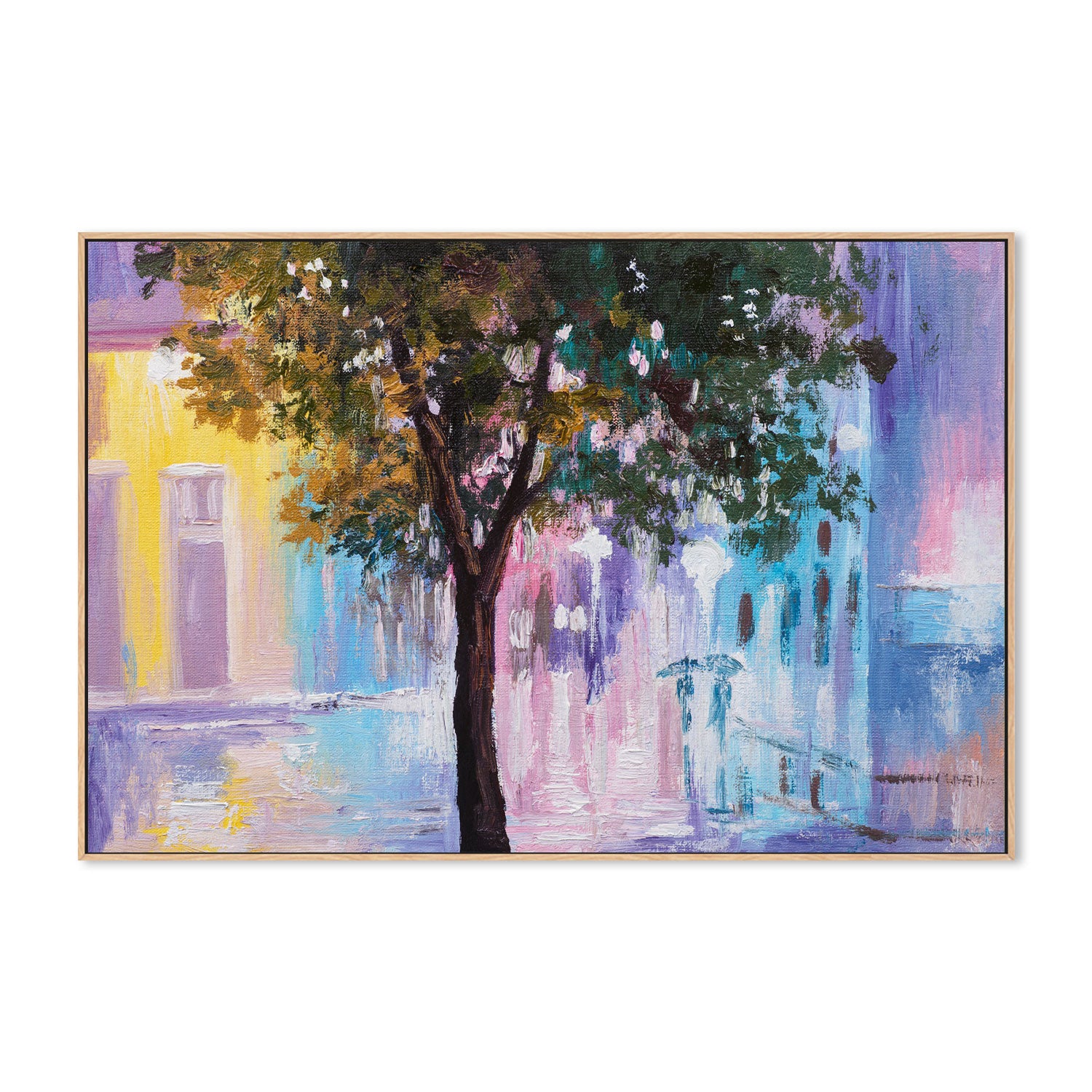 High Contrast, Hand-Painted Canvas