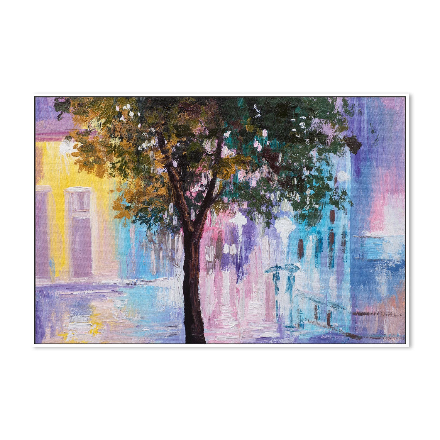 High Contrast, Hand-Painted Canvas