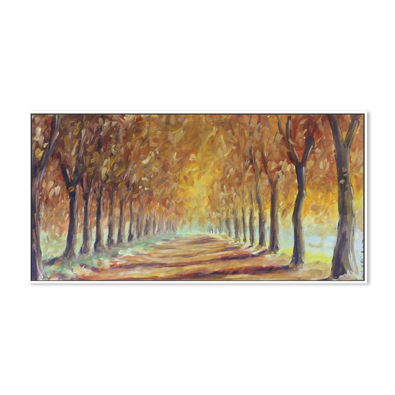 Autumn Welcome, Hand-Painted Canvas