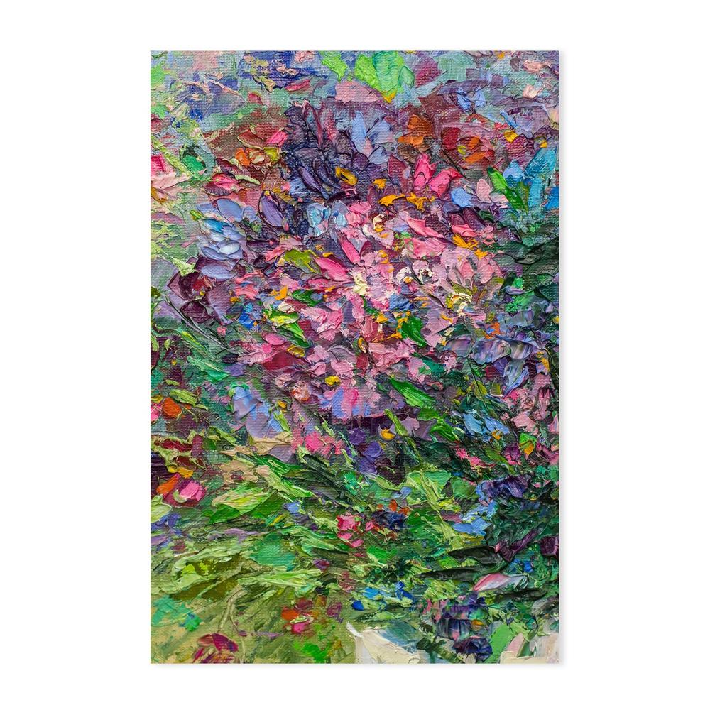 Floral Dreams, Hand-Painted Canvas
