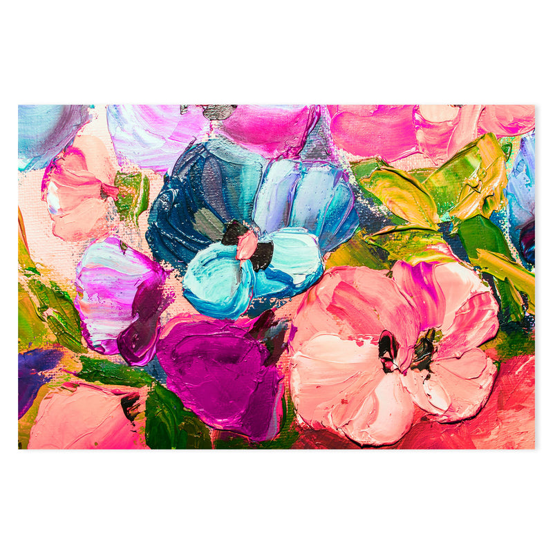 A Floral Assortment, Hand-Painted Canvas