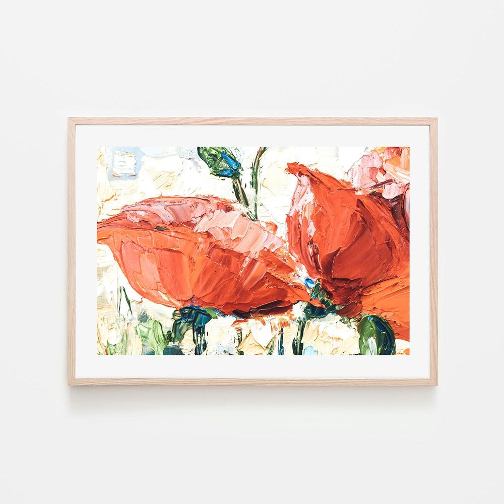 Red Roses For You, Hand-Painted Canvas