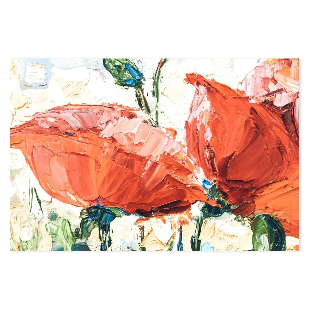 Red Roses For You, Hand-Painted Canvas