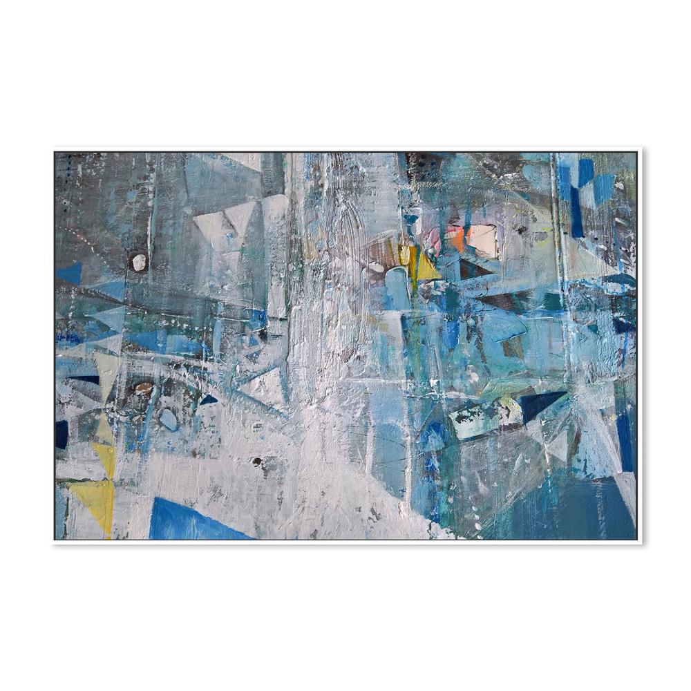Geometric Eccentricity, Style B, Hand-Painted Canvas