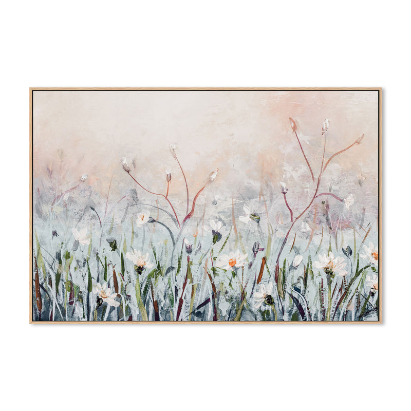 A Field of Daisies, Style B, Hand-Painted Canvas