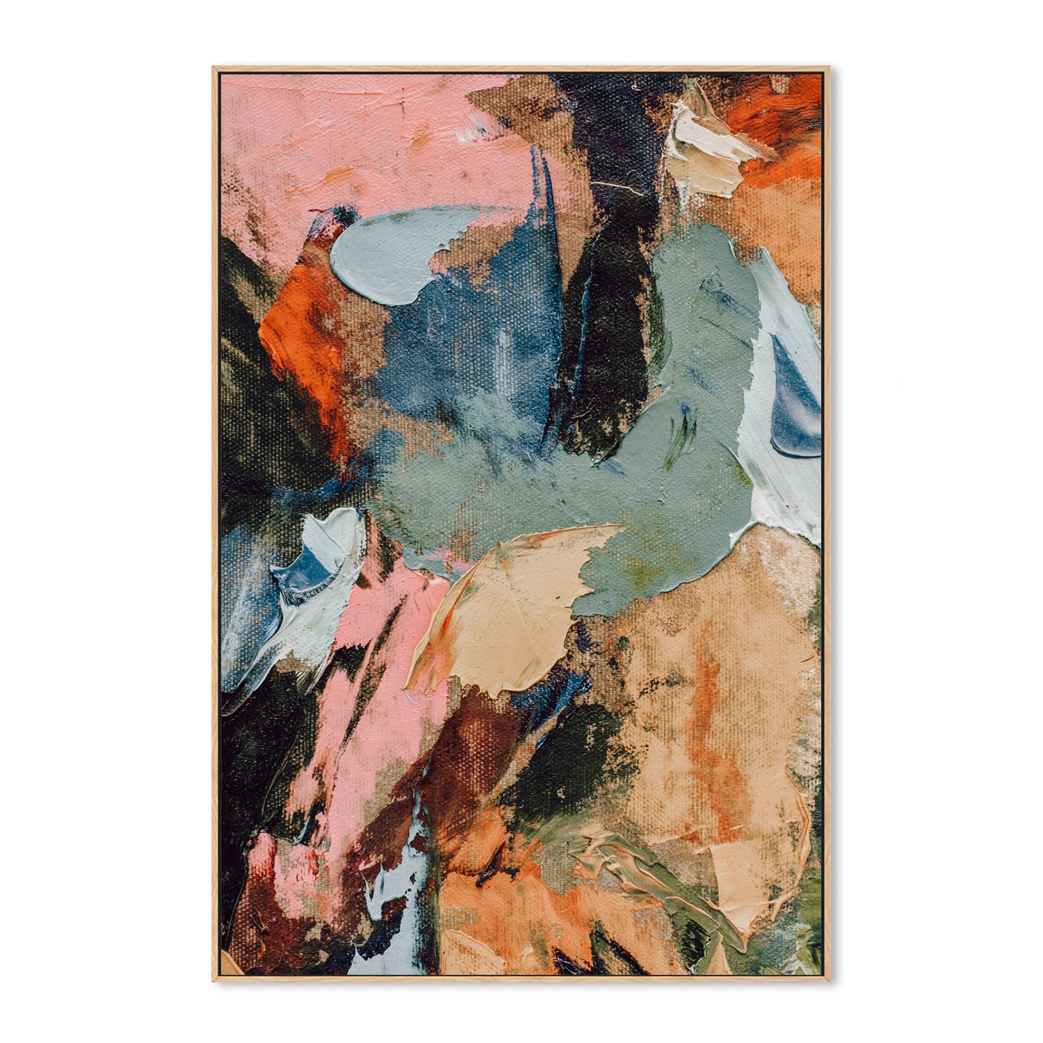 Multicoloured Madness, Style B, Hand-Painted Canvas