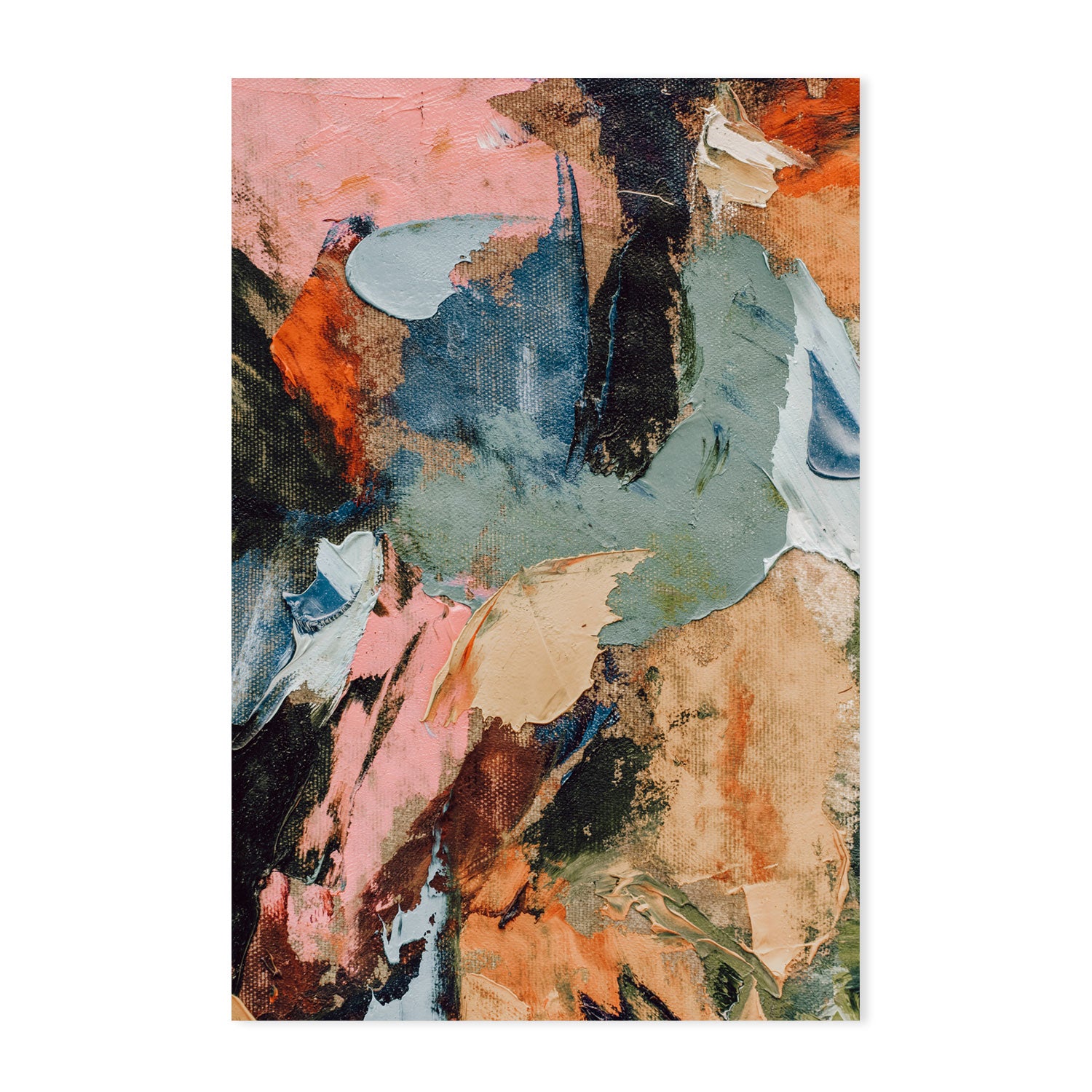 Multicoloured Madness, Style B, Hand-Painted Canvas