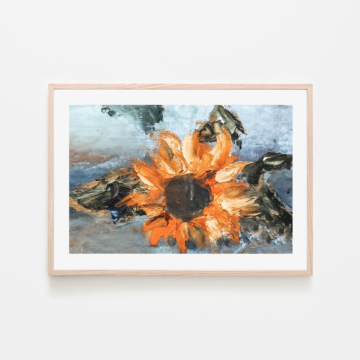 Bright Daisy, Style B, Hand-Painted Canvas