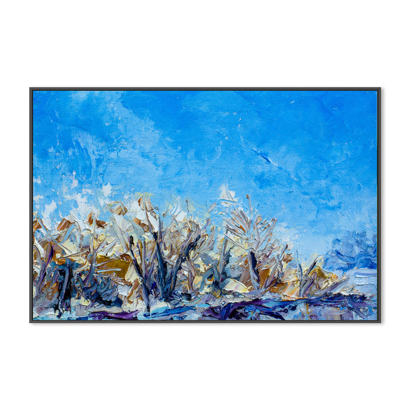 Blue Sky, Style A, Hand-Painted Canvas