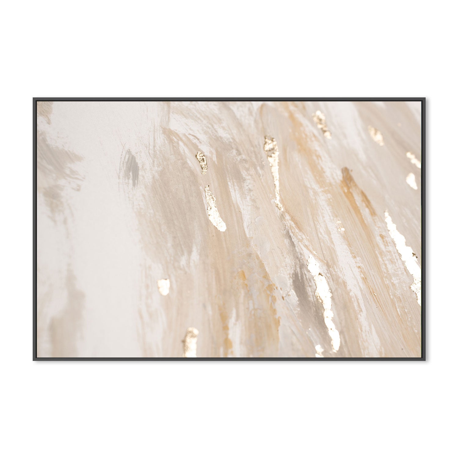 Naturally Neutral, Hand-Painted Canvas