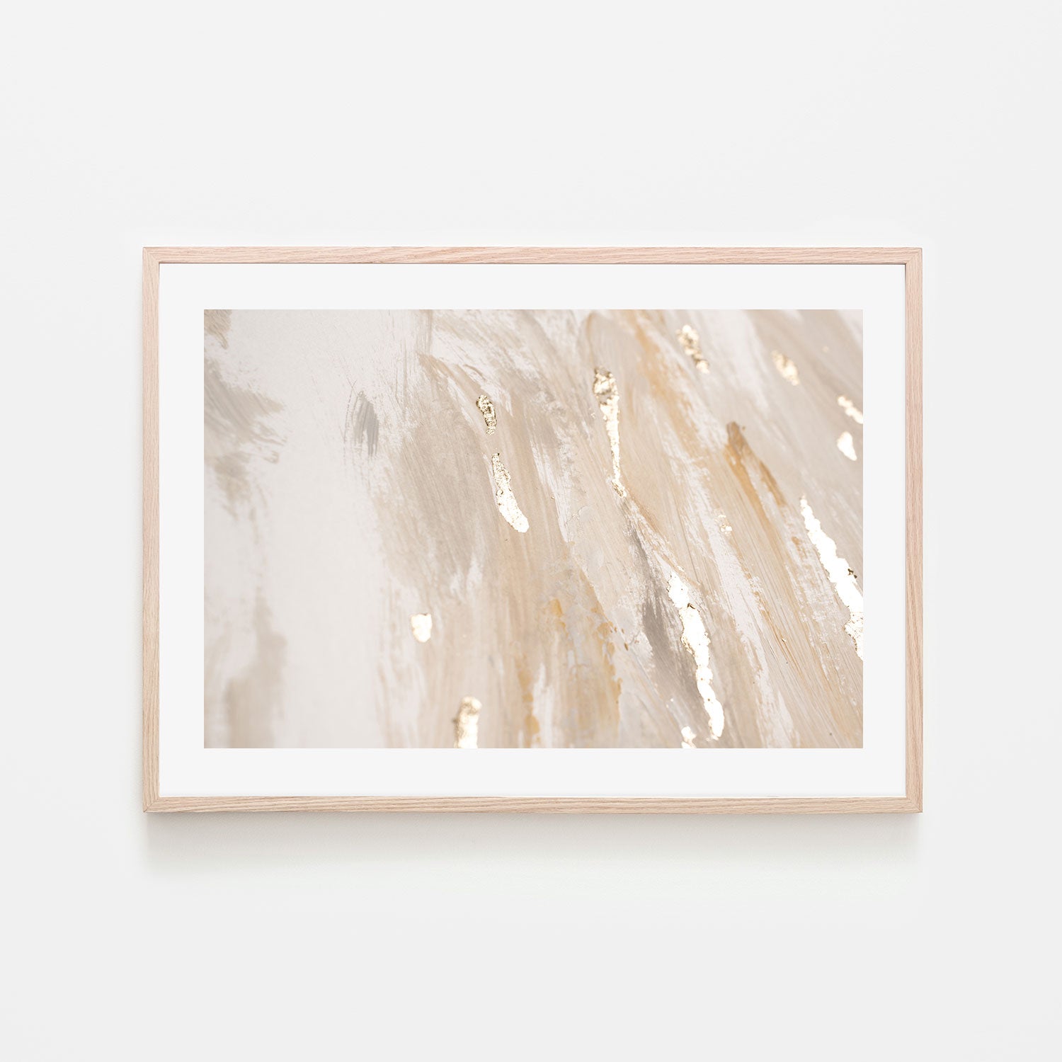 Naturally Neutral, Hand-Painted Canvas