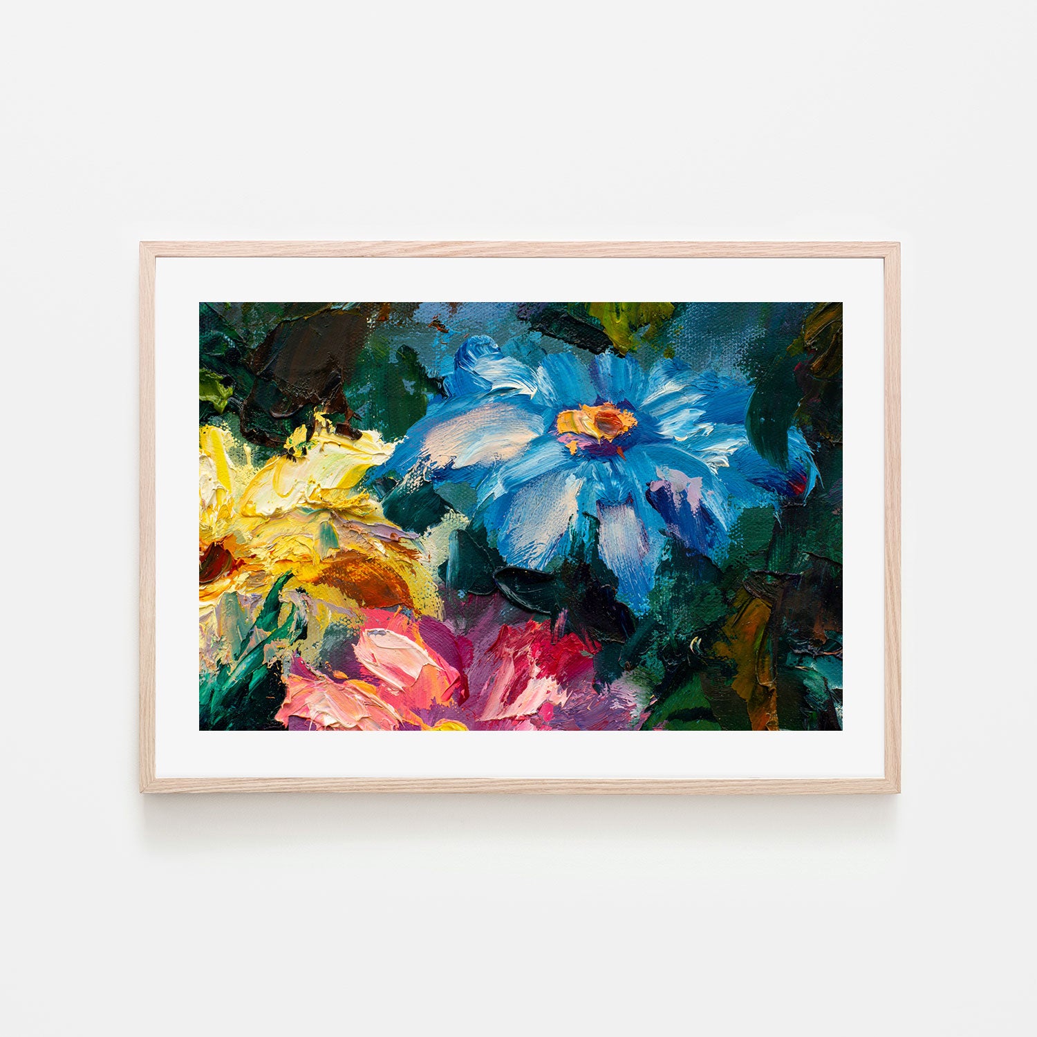 Peering Through The Bushes, Style B, Hand-Painted Canvas