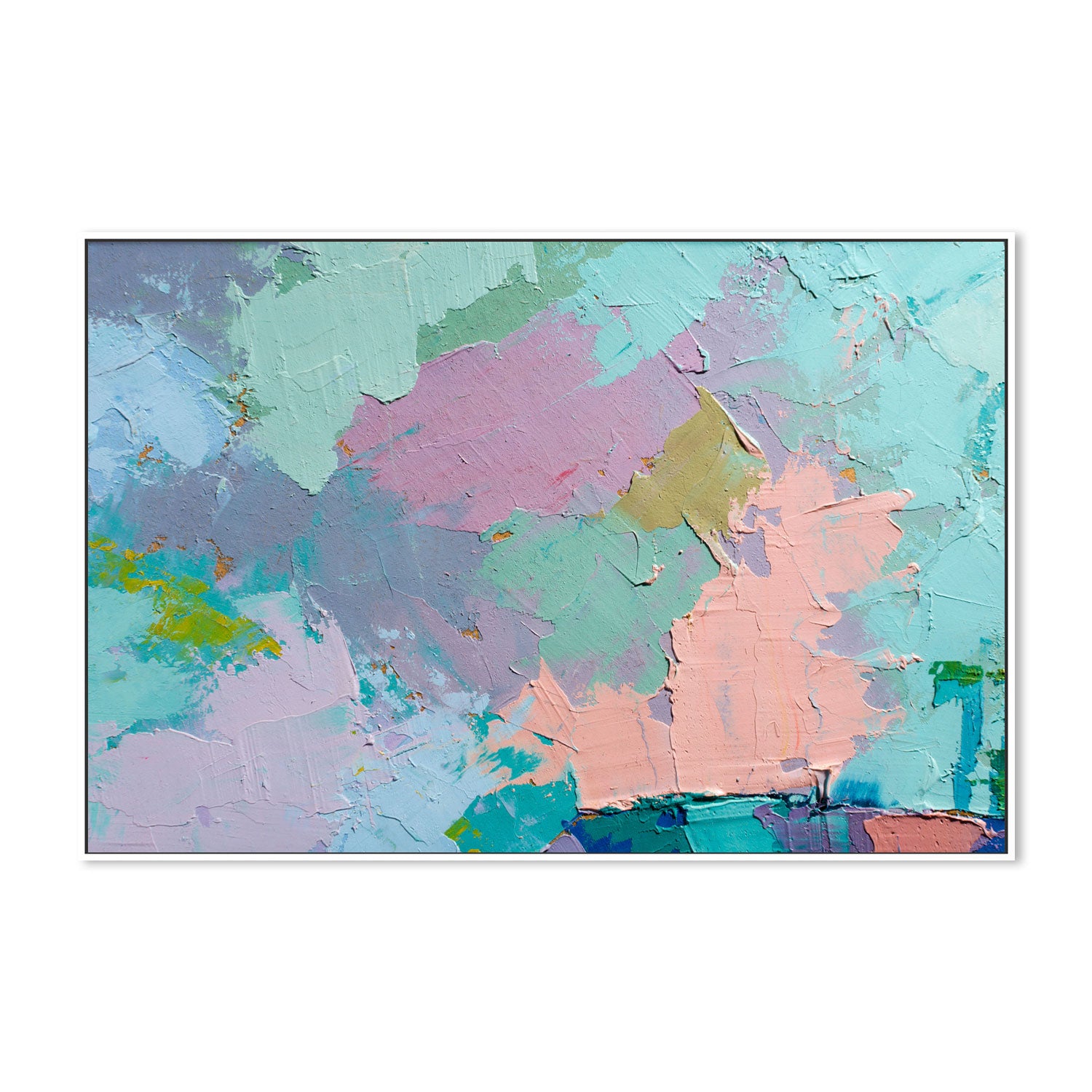 Pastel Days, Style A, Hand-Painted Canvas