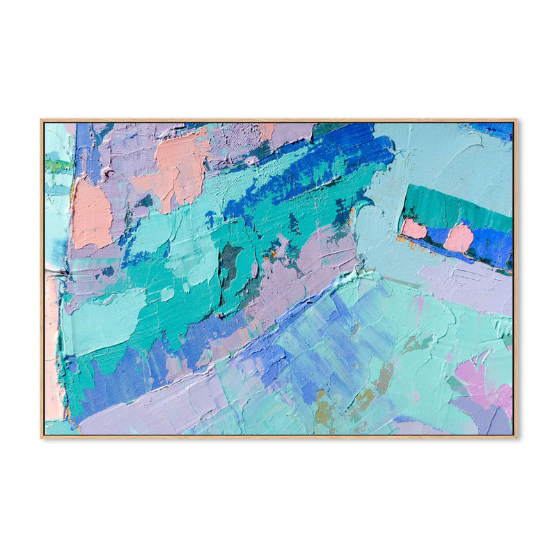 Pastel Days, Style B, Hand-Painted Canvas