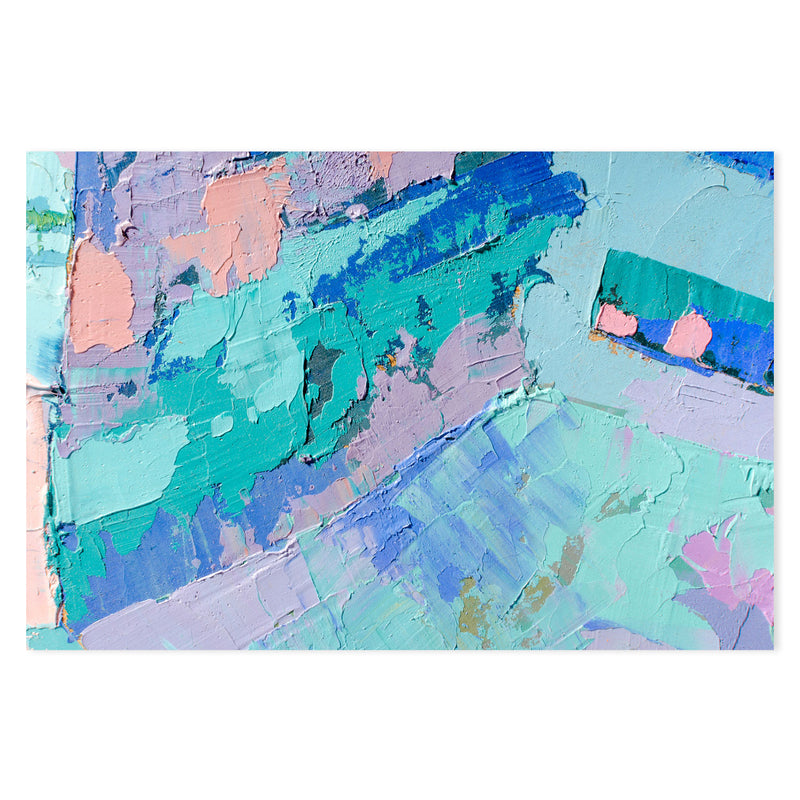 Pastel Days, Style B, Hand-Painted Canvas