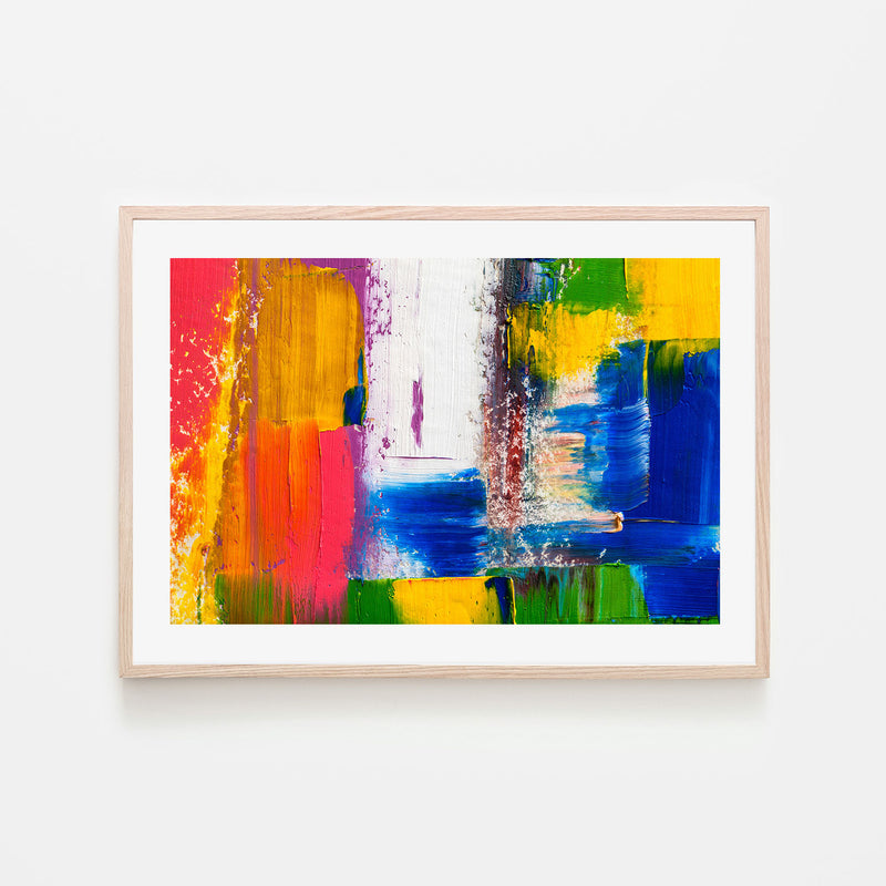 Multicoloured Madness, Style E, Hand-Painted Canvas