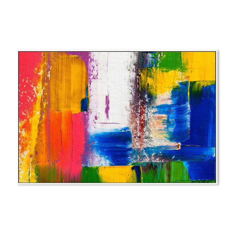 Multicoloured Madness, Style E, Hand-Painted Canvas